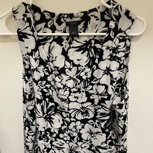 Ann Taylor Factory Sleeveless Floral Blouse